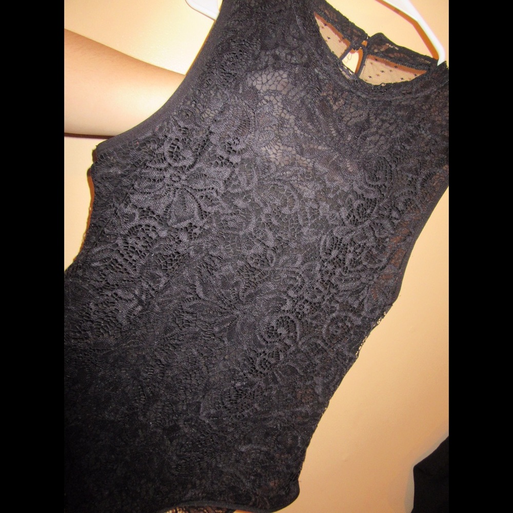 Black lace Bodysuit